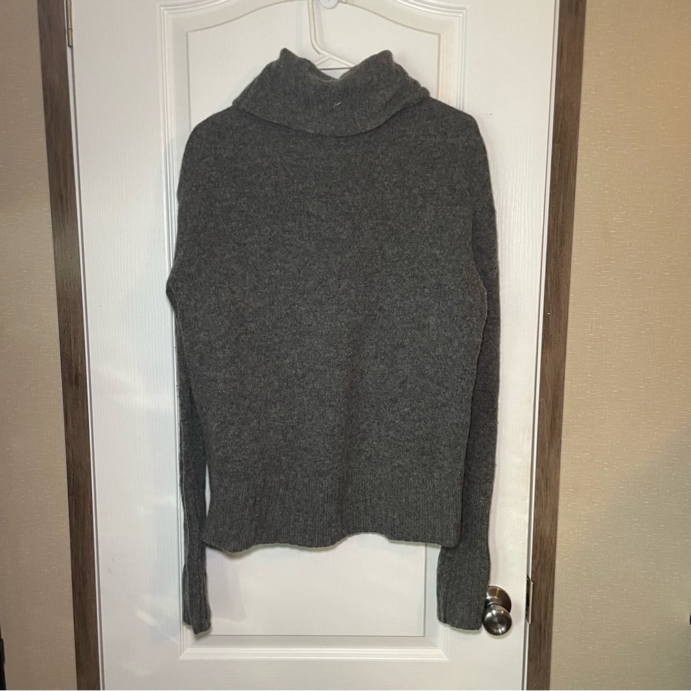 Anthropology | Moth Grey Fireside Turtleneck Sweater Size XS - Picture 6 of 7